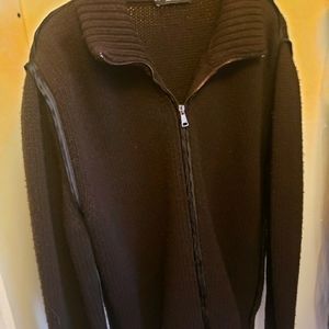 Dolce and Gabbana - men's zip front cardigan